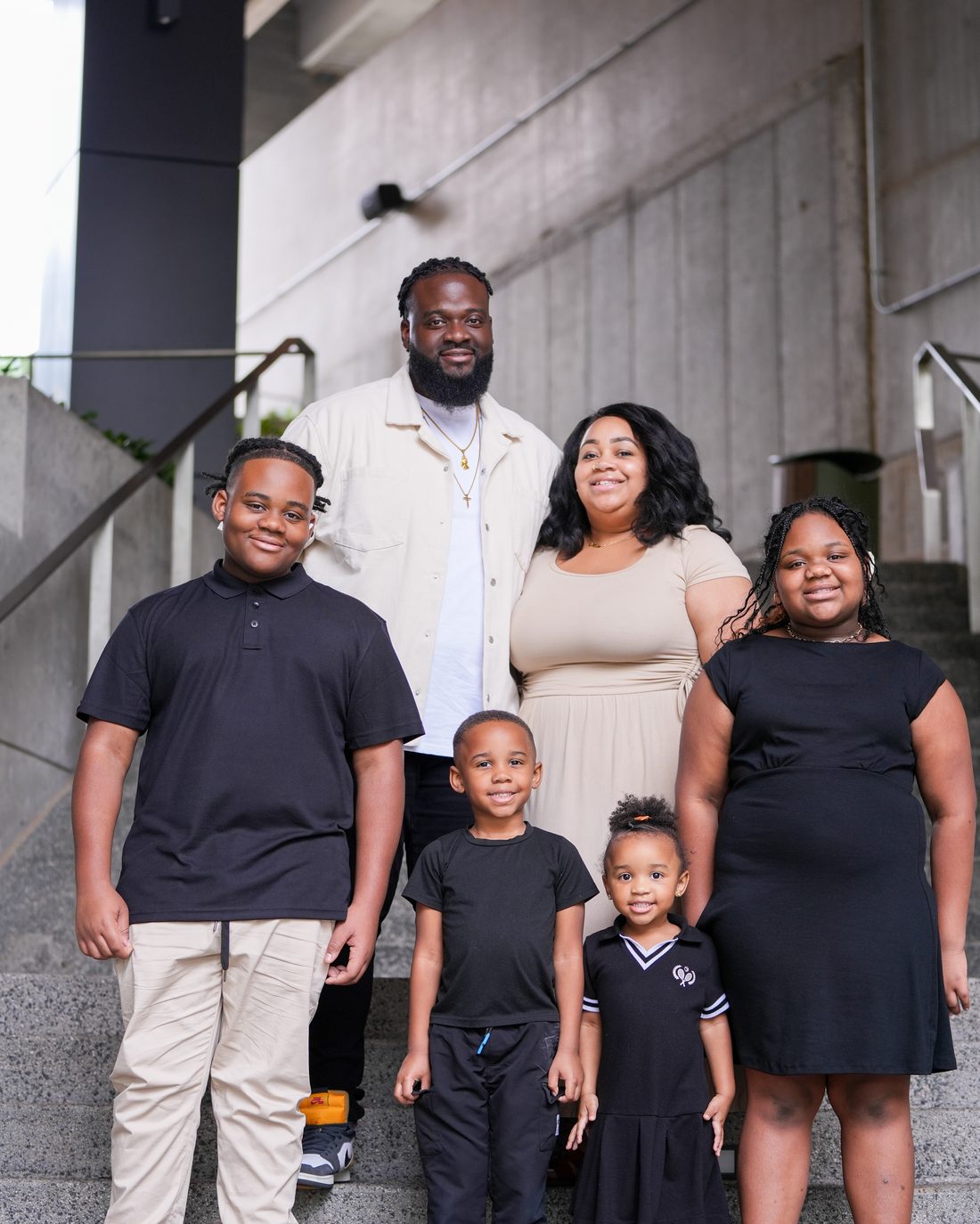 Pastors Thomas and Meisha McKnight with their four children